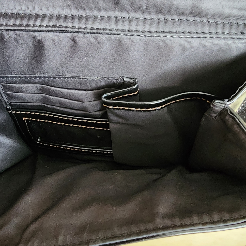 Giani Bernini Black Leather Bag - Picture 3 of 16
